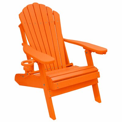 Orange Plastic Adirondack Chairs You'll Love in 2020 | Wayfair